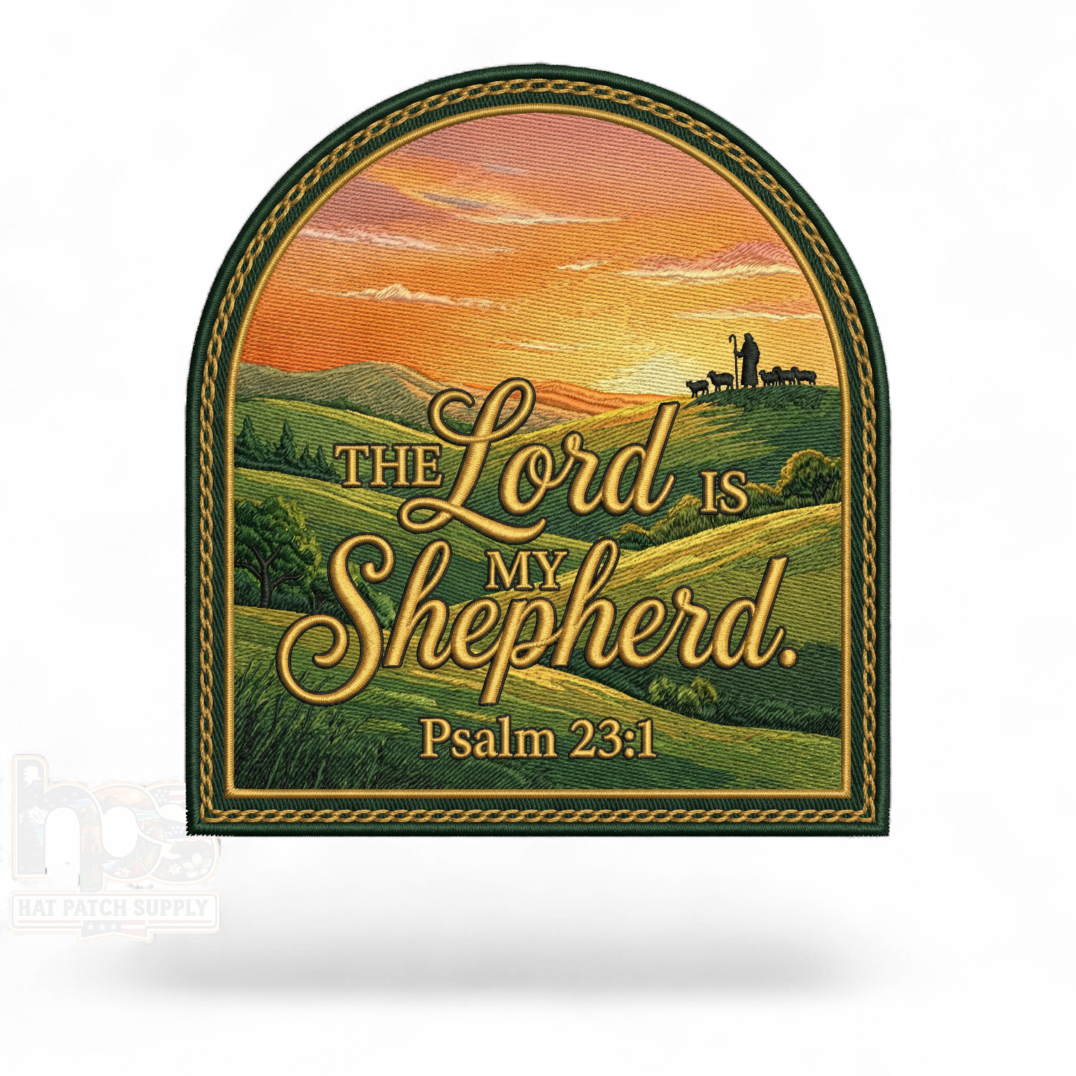 The Lord is my Shepherd UV Hat Patch