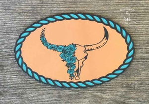 Floral Bull Skull Rope Border - 5 colors - Partner Collection