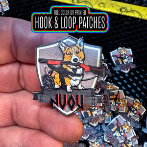 Wholesale Hook and Loop UV Printed Patches