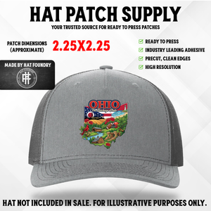 Ohio Hat Patch - Hat Patch Supply by Hat Foundry