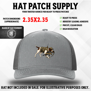 Tactical Pointer Dog UV Printed Patch - Hat Patch Supply by Hat Foundry