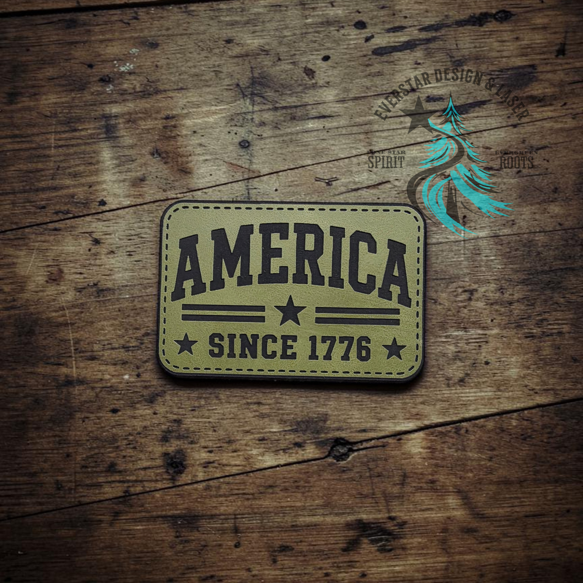 America Since 1776 Leather Patch