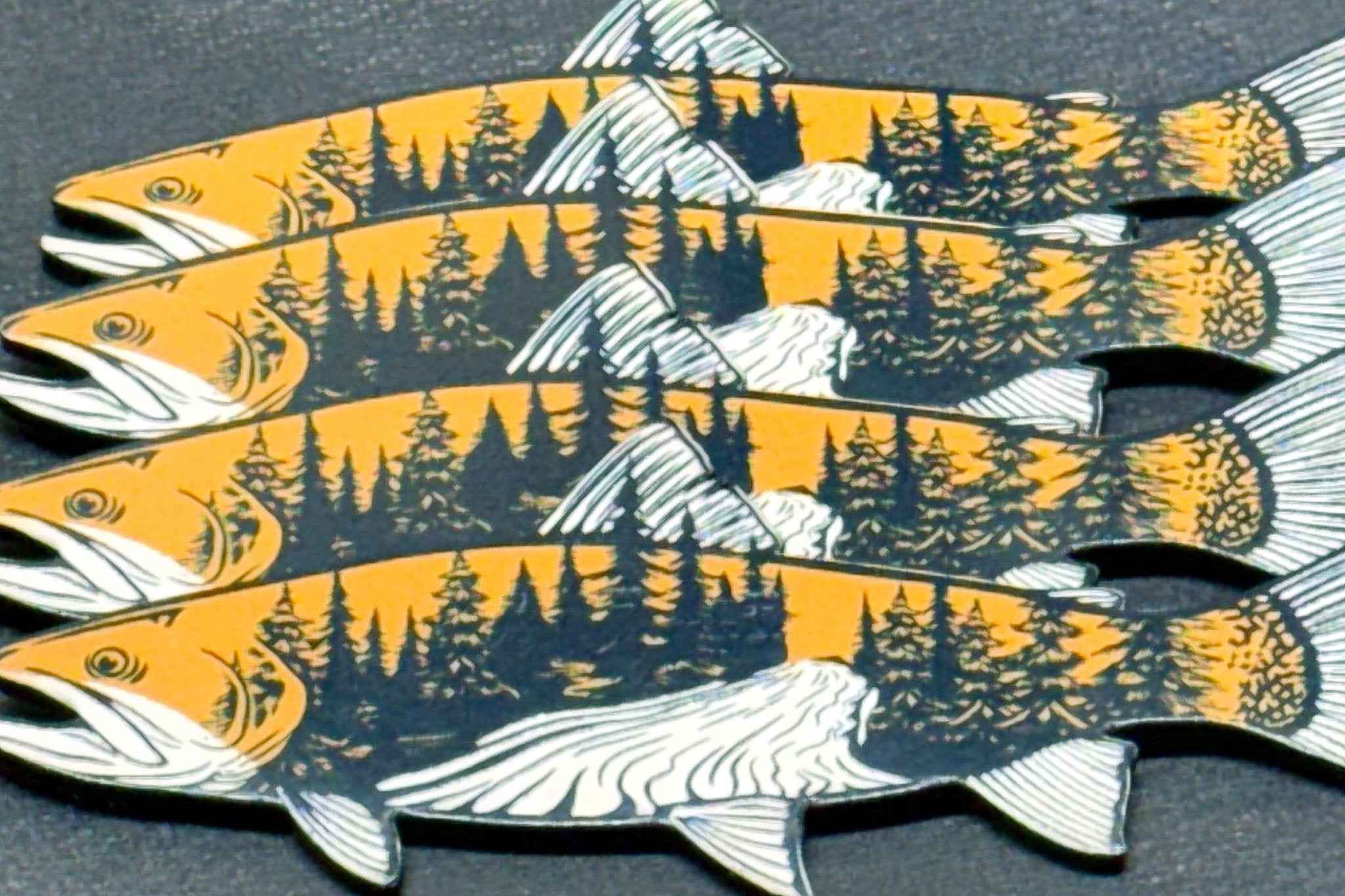 Troutscape - UV Printed Patch