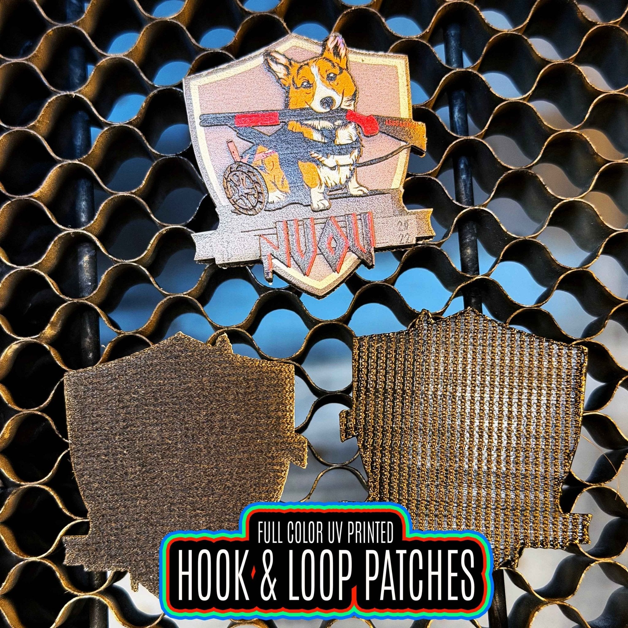 Wholesale Hook and Loop UV Printed Patches - Hat Patch Supply