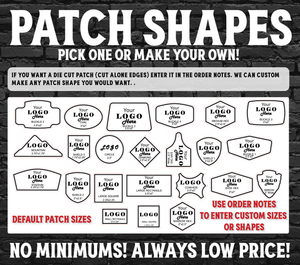 Wholesale Top Grain Laser Engraved Patch - Hat Patch Supply