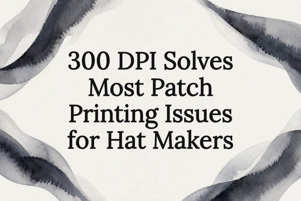 Decorative 300 DPI printing title card