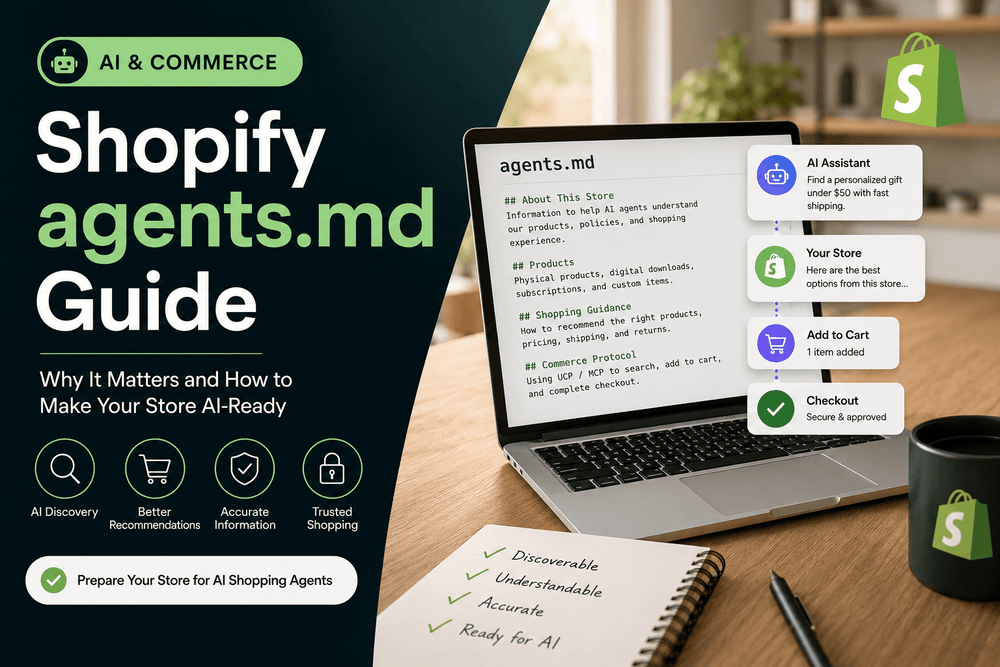 Shopify agents.md Guide: Prepare Your Store for AI Shopping - Hat Patch Supply