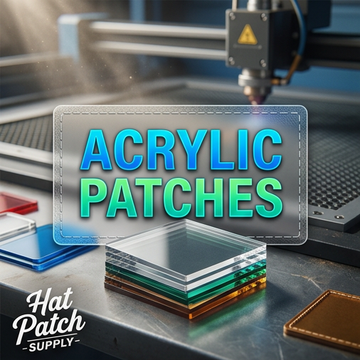 Acrylic Hat Patches - Hat Patch Supply by Hat Foundry
