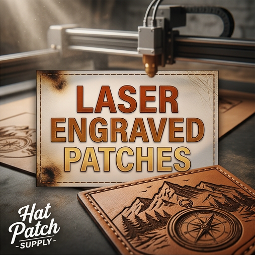 Laser Engraved Patches - Hat Patch Supply by Hat Foundry