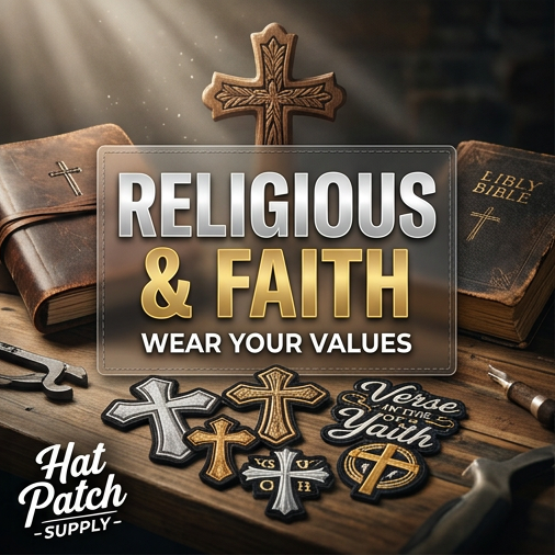 Religious Hat Patches - Hat Patch Supply by Hat Foundry