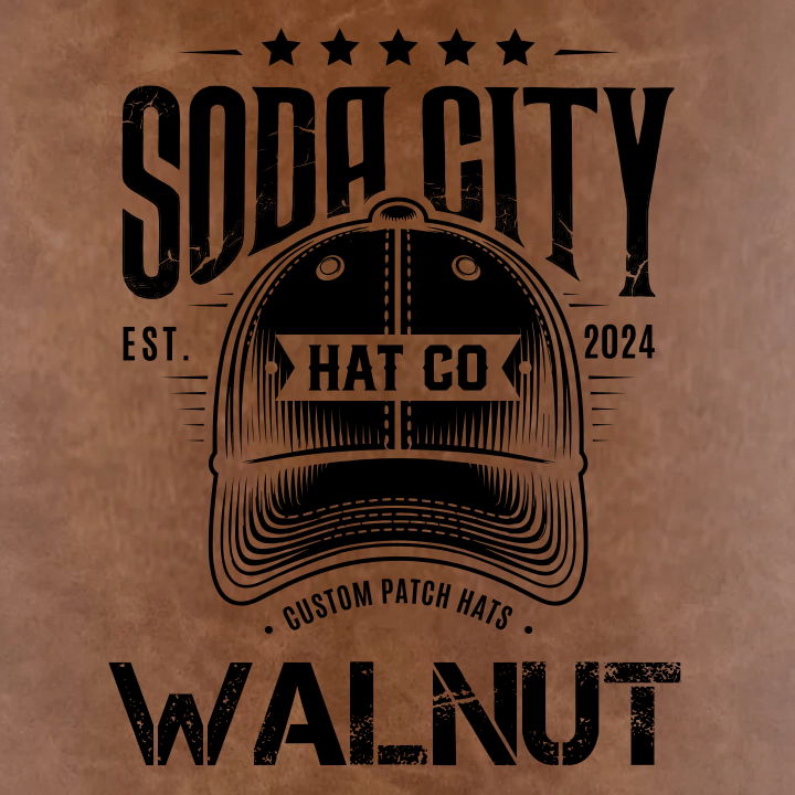OnlyFish leatherette Patch - Hat Patch Supply by Hat Foundry