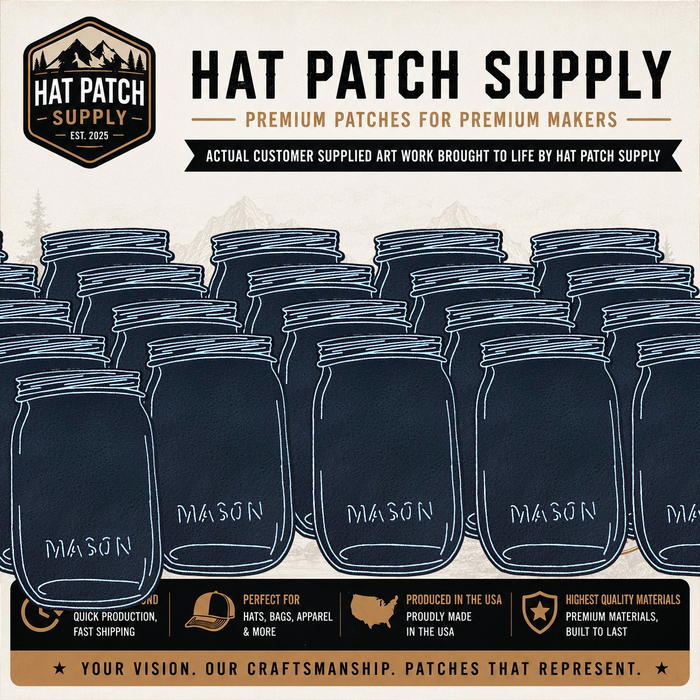 Custom UV Hat Patches | Full Color UV Printed Hat Patches
