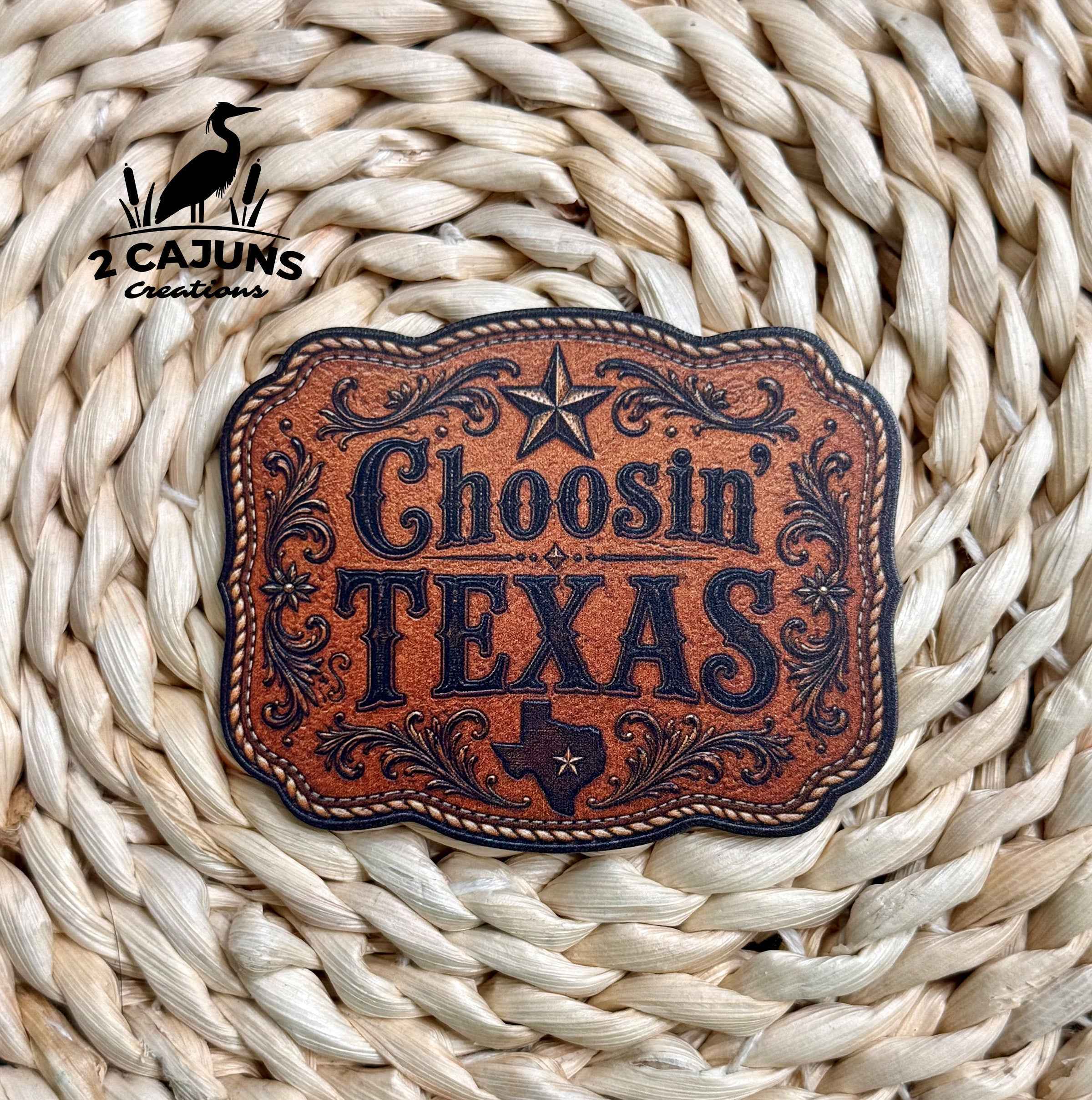 Choosin' Texas UV Printed Hat Patch