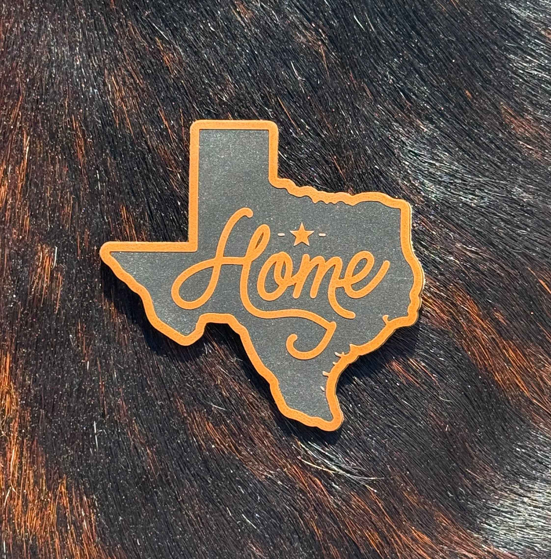 Engraved Texas Home Patch