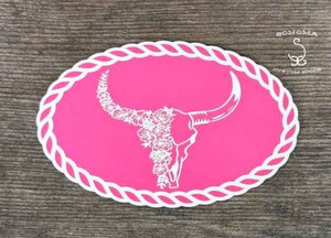 Floral Bull Skull Rope Border - 5 colors - Partner Collection