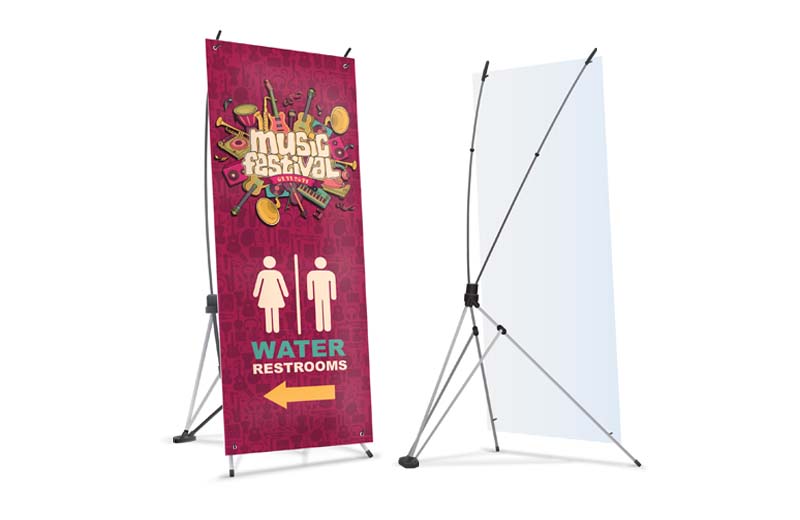 X-Banner Stand with Banner