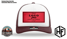 Adobe Illustrator Hat Patch Mockup Tool - Richardson Mockup Zapped, Yupoong Otto Hats & More - Hat Patch Supply