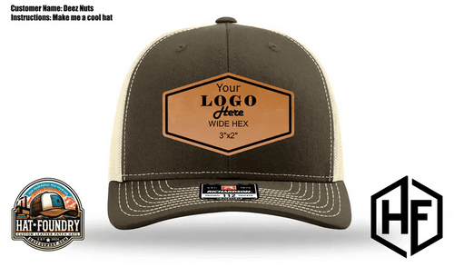 Adobe Illustrator Hat Patch Mockup Tool - Richardson Mockup Zapped, Yupoong Otto Hats & More - Hat Patch Supply
