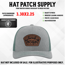 Ain't Caught Shit Fishing Club Laser Engraved Patch - Hat Patch Supply