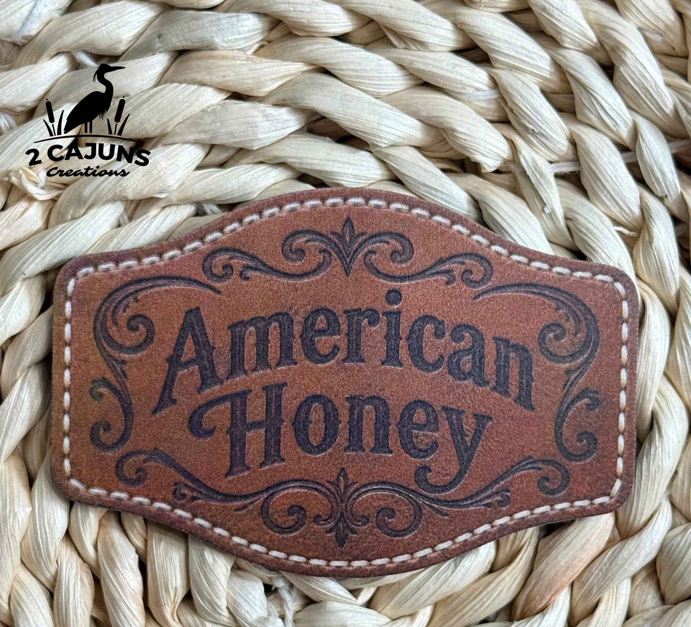 American Honey UV Printed Hat Patch