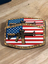 Alternate view of the AR-15 Second Amendment hat patch