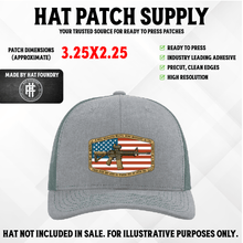 AR15 Second Amendment Full Color UV Printed Patch - Hat Patch Supply