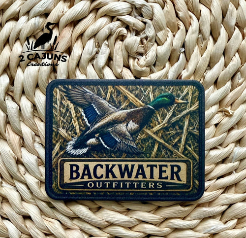 Backwater Outfitters Mallard Duck UV Printed Hat Patch