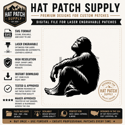 Bigfoot SVG Bundle Set 4 – Best Sellers Collection | Zen Bigfoot, Unicorn & Selfie-Foot Laser Ready Designs