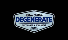Blue Collar Degenerate - Dirty Hands and Still Broke Acrylic Hat Patch - 6 Colors Available - Hat Patch Supply
