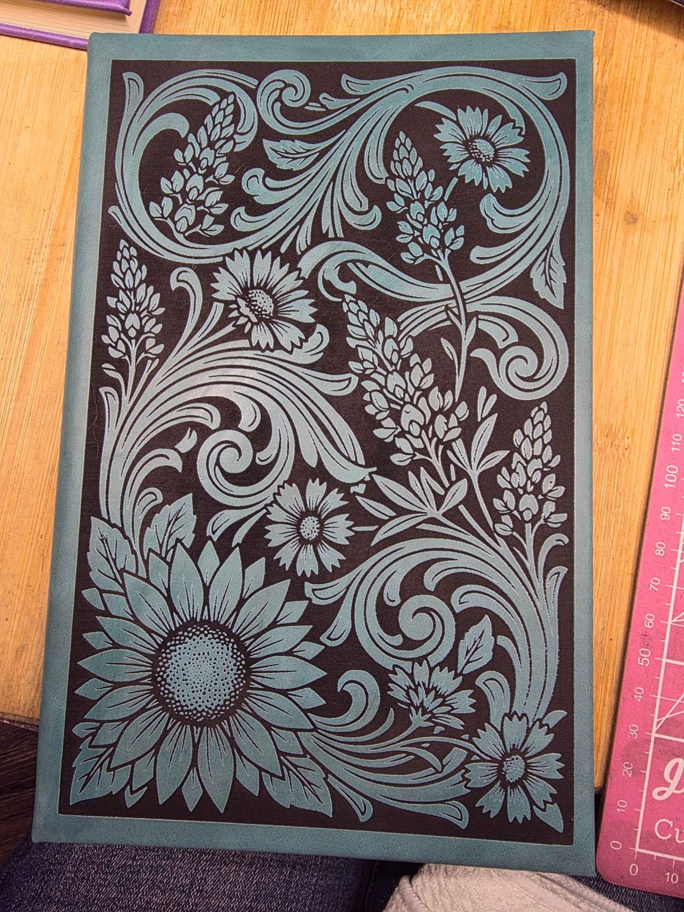 Custom Engraved Leatherette Journal - Hat Patch Supply