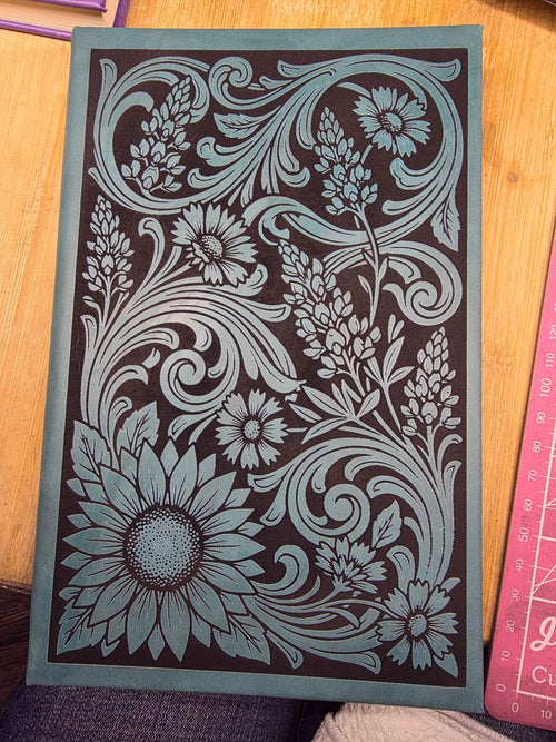Custom Engraved Leatherette Journal - Hat Patch Supply