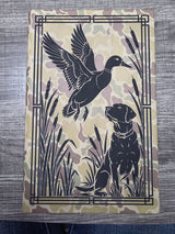 Alternate view of the custom engraved leatherette journal