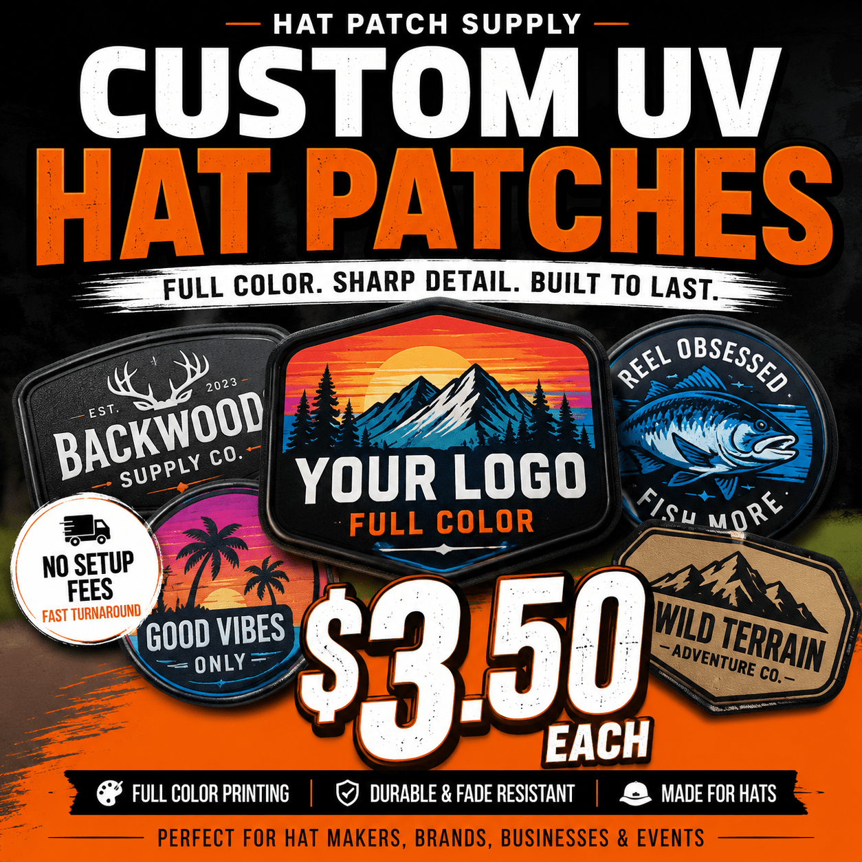 Custom Patch Builder - Hat Patch Supply
