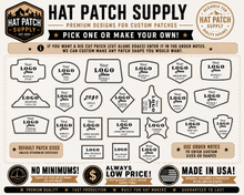 Custom UV Hat Patches | Full Color UV Printed Hat Patches - Hat Patch Supply