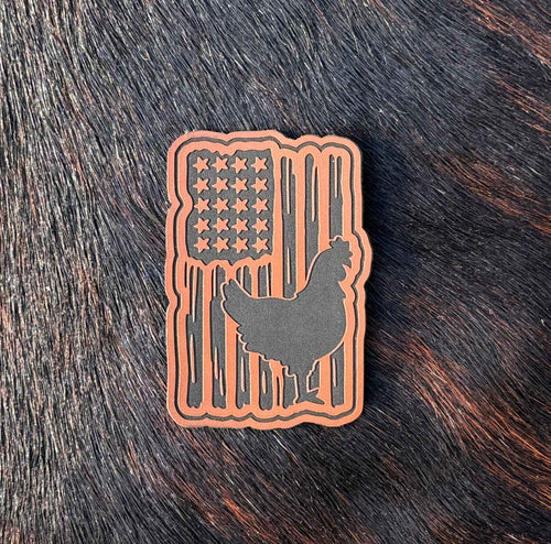 Engraved American Chicken