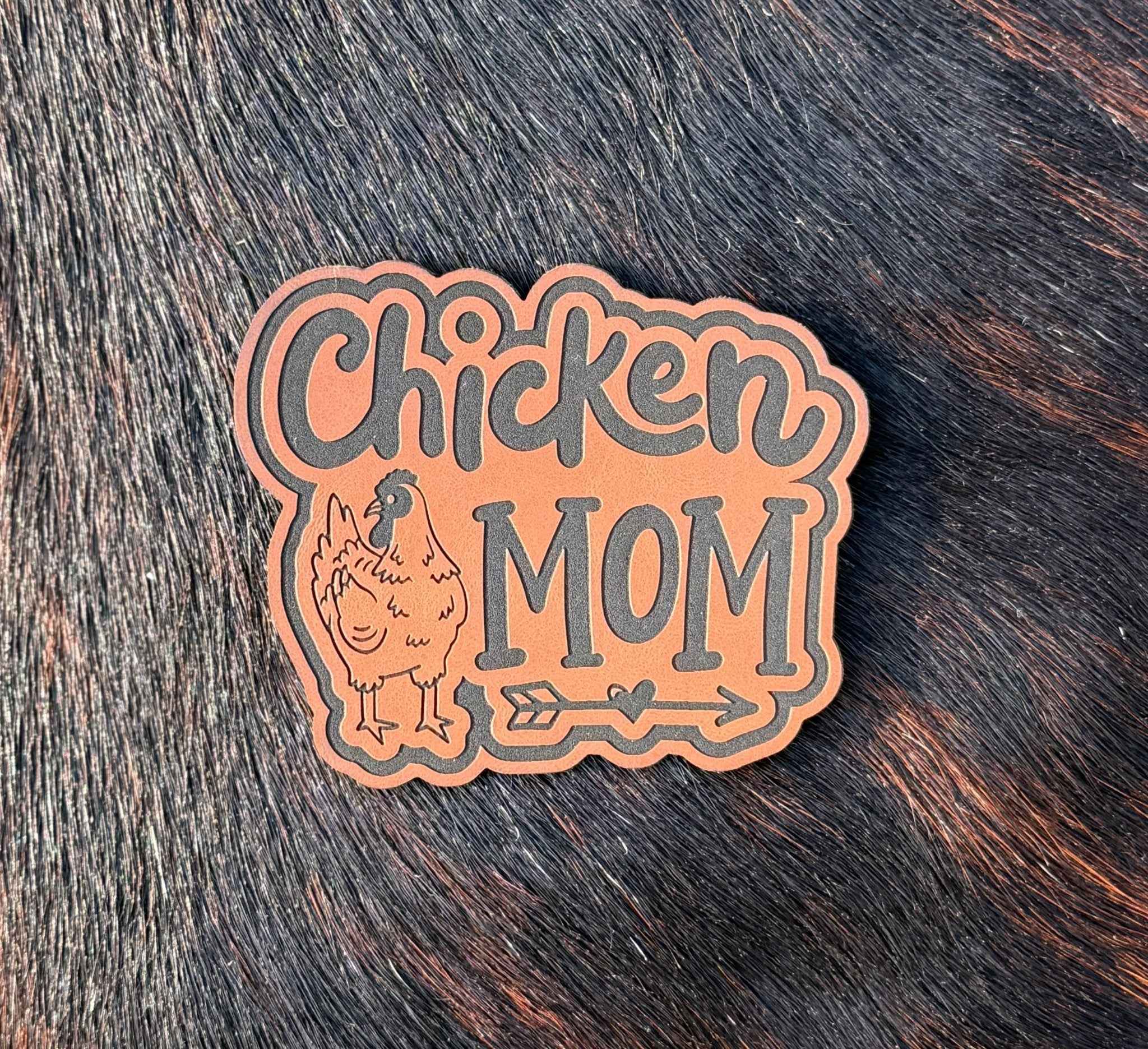Engraved Chicken Mom