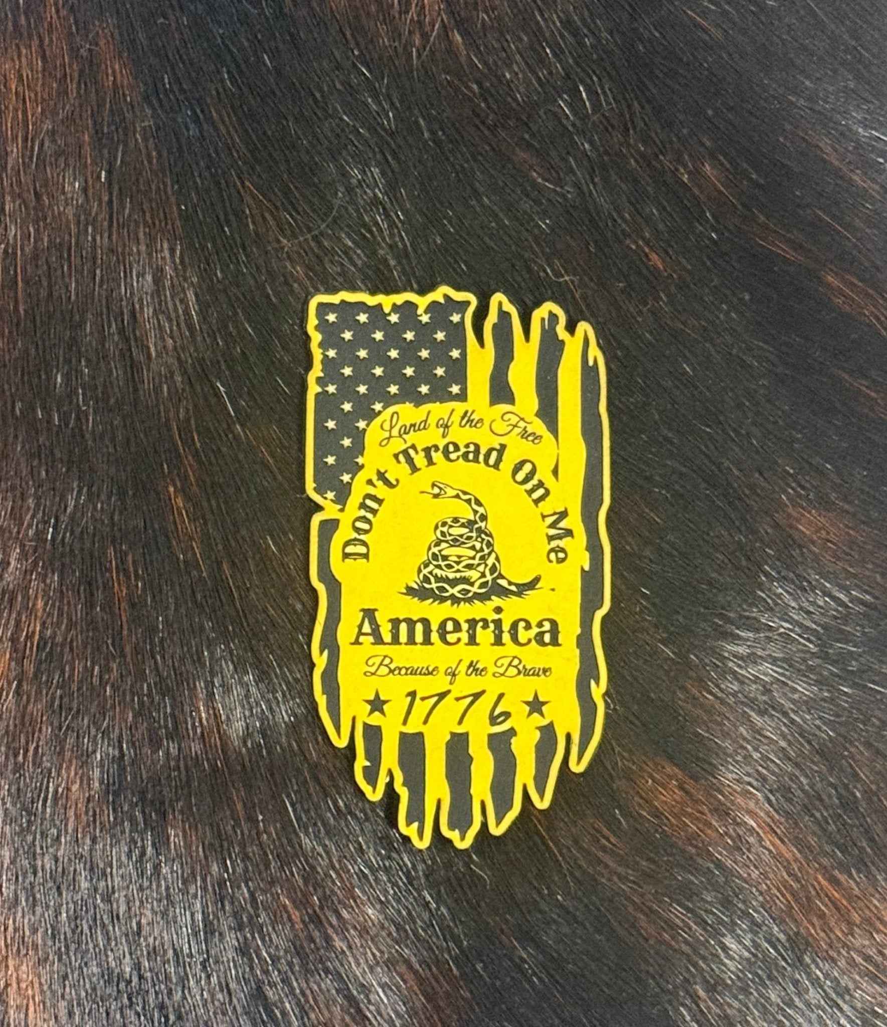Engraved Don’t Tread On Me Patch