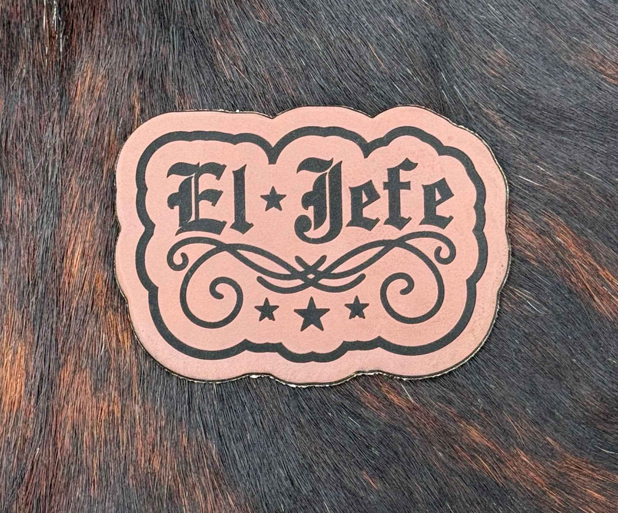 Engraved El Jefe Patch