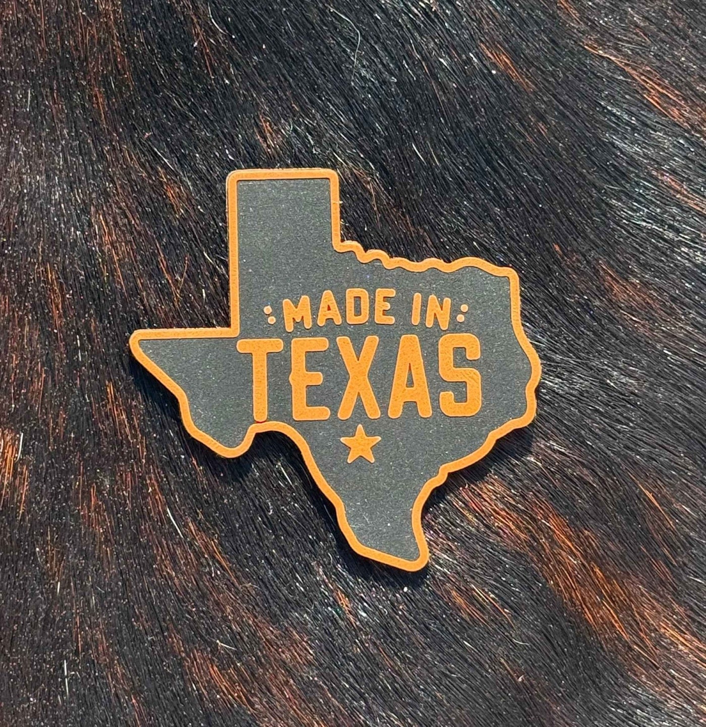 Engraved Made In Texas Patch - Hat Patch Supply