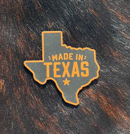 Engraved Made In Texas Patch - Hat Patch Supply