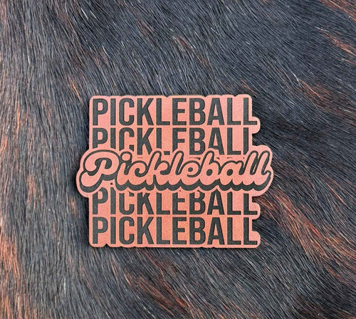 Engraved Pickleball Patch - Hat Patch Supply