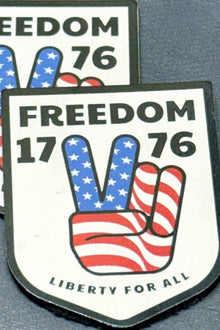 Freedom Signal – 1776 American Peace UV Printed Patch - Hat Patch Supply