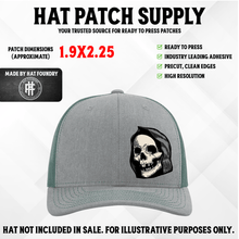 Grim Reaper UV Hat Patch - Hat Patch Supply