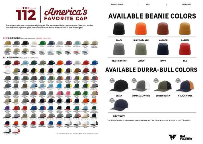 Hat Foundry Digital & Print Catalog Template