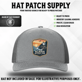 National Parks series UV printed hat patches featuring top USA national parks