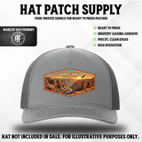Fourth design in the National Parks series UV printed hat patch set