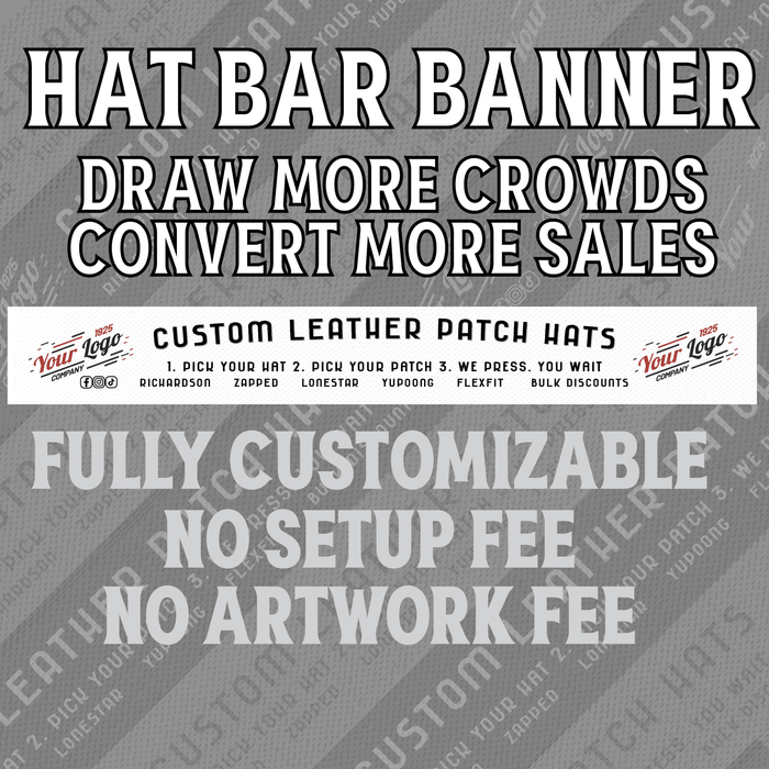 High Converting Hat Bar Tent Banner
