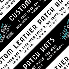 High Converting Hat Bar Tent Banner - Hat Patch Supply