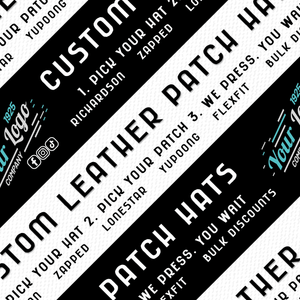 High Converting Hat Bar Tent Banner - Hat Patch Supply