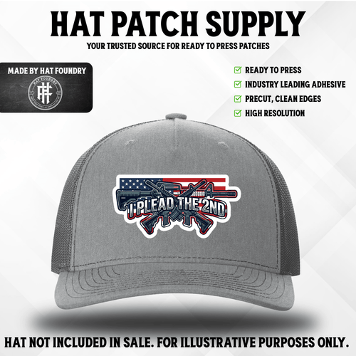 I Plead The 2nd - Hat Patch Supply